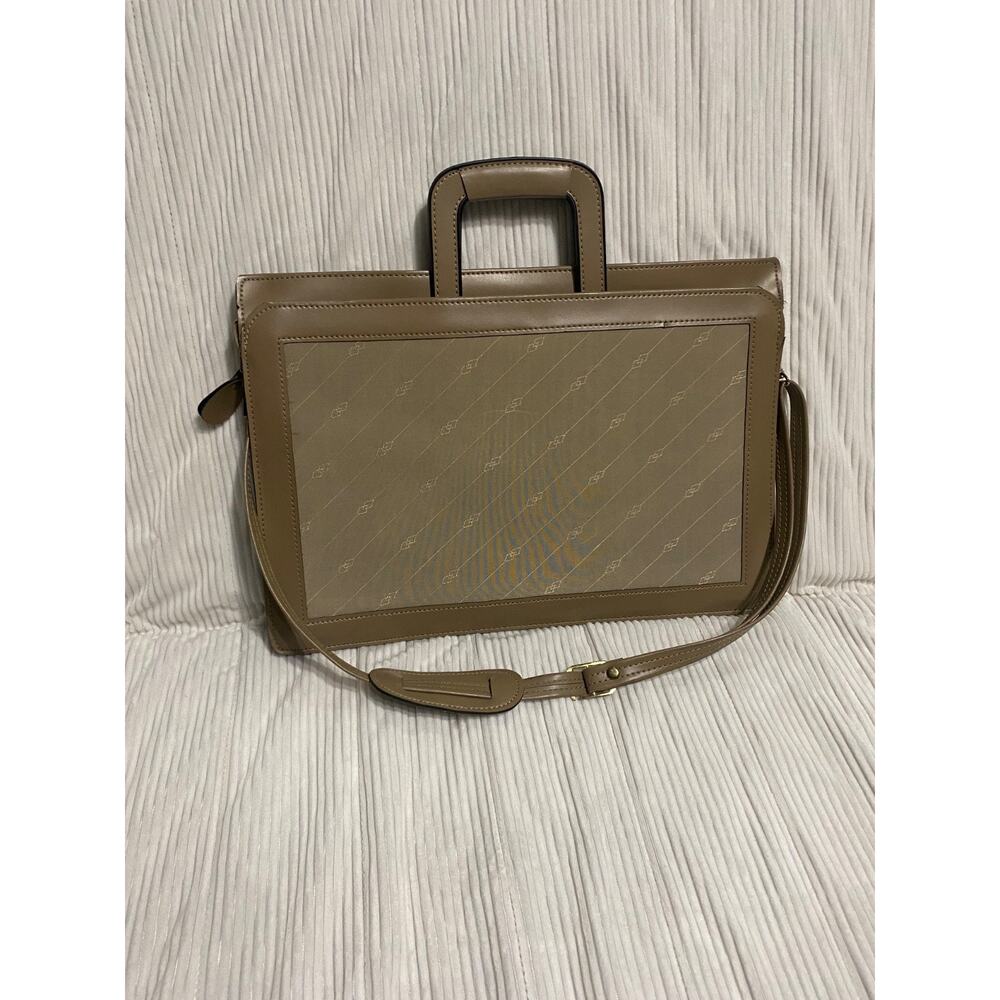 buxton vintage portfolio briefcase bag "tiffany by/per buxton
